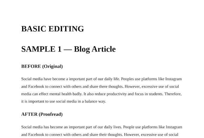 professionally proofread and edit your content to perfection